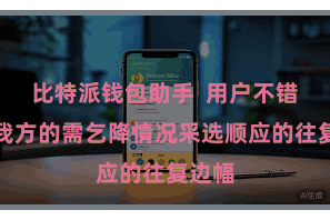比特派钱包助手 用户不错把柄我方的需乞降情况采选顺应的往复边幅